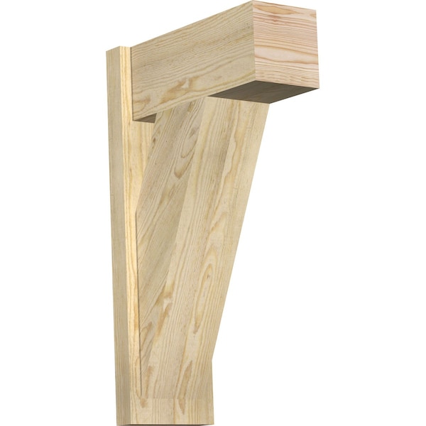Ekena Millwork Traditional Block Rough Sawn Outlooker, Douglas Fir, 8"W x 18"D x 30"H OUT08X18X30TRA05RDF - main